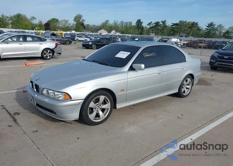 2001 BMW 5 Series 540Ia из США, поврежденный, VIN WBADN63431GM73773